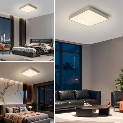 Brilagi - LED stropno svetlo POOL LED/48W/230V 3000/4000/6000K 50x50 cm bež