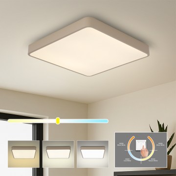 Brilagi - LED stropno svetlo POOL LED/48W/230V 3000/4500/6000K 50x50 cm bež
