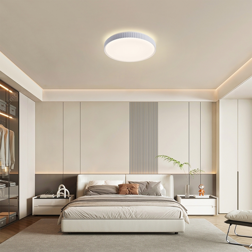 Brilagi - LED prigušiva plafonska lampa CORVO LED/72W/230V 3000-6000K bela, prečnika 50 cm + daljinski upravljač