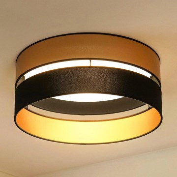 Brilagi - LED stropno svetlo ROYAL LED/24W/230V prečnik 45 cm crna/zlatna