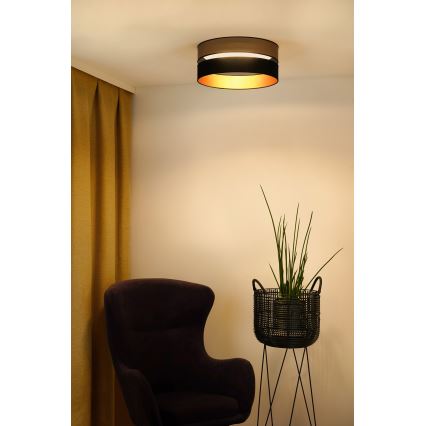 Brilagi - LED stropno svetlo ROYAL LED/24W/230V prečnik 45 cm crna/zlatna