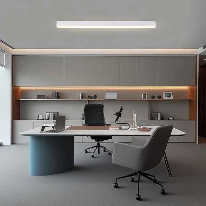 Brilagi - LED prigušiva stropna svetiljka SLEEKLINE SMART LED/40W/230V 3000-6000K Wi-Fi Tuya bela + daljinski upravljač