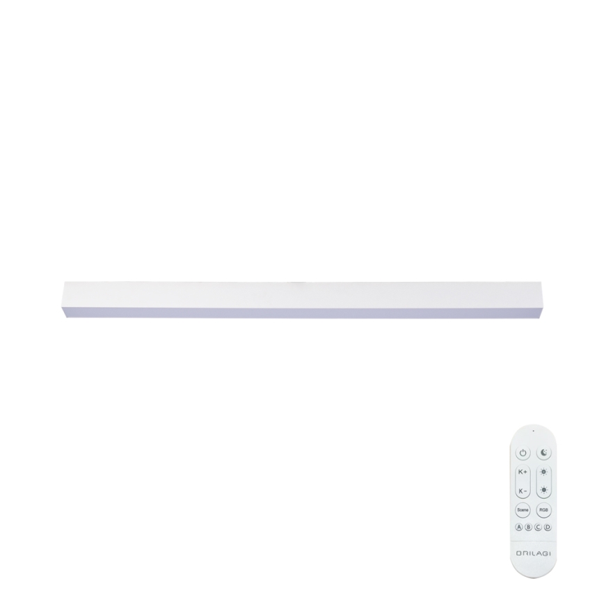 Brilagi - LED prigušiva stropna svetiljka SLEEKLINE SMART LED/40W/230V 3000-6000K Wi-Fi Tuya bela + daljinski upravljač