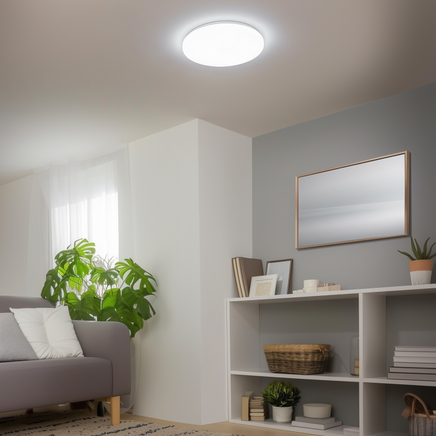 Brilagi - LED prigušiva stropna svetiljka SMART LED/24W/230V prečnik 38 cm 2700-6500K Wi-Fi Tuya + daljinski upravljač