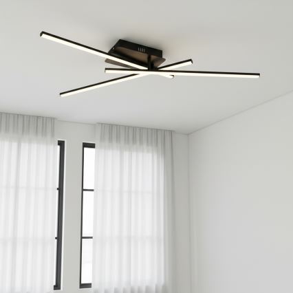Brilagi - LED plafonsko svetlo STRIPES LED/30W/230V 51x78 cm crno