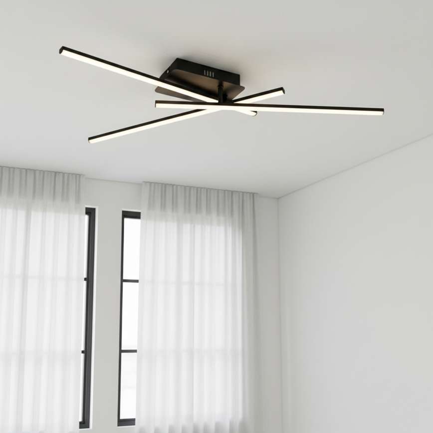Brilagi - LED plafonsko svetlo STRIPES LED/30W/230V 51x78 cm crno