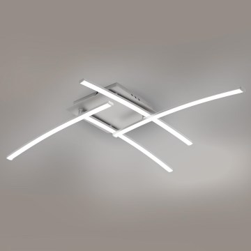Brilagi - LED stropno svetlo STRIPES LED/32W/230V 69x69 cm srebrno