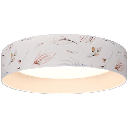 BRILAGI - LED plafonsko svetlo VELVET SIMPLE LED/24W/230V 3000K prečnik 45 cm belo/s cvetnim motivom