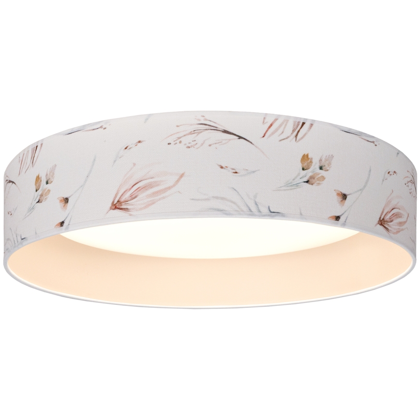 BRILAGI - LED plafonsko svetlo VELVET SIMPLE LED/24W/230V 3000K prečnik 45 cm belo/s cvetnim motivom