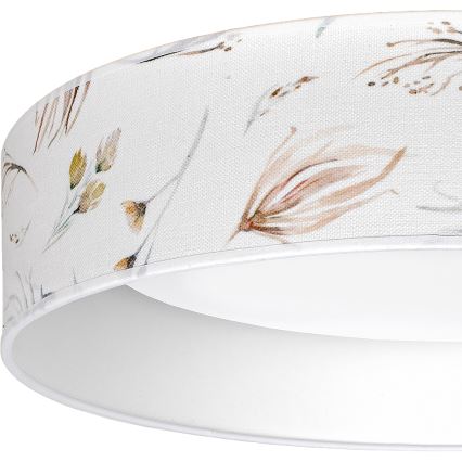 BRILAGI - LED plafonsko svetlo VELVET SIMPLE LED/24W/230V 3000K prečnik 45 cm belo/s cvetnim motivom