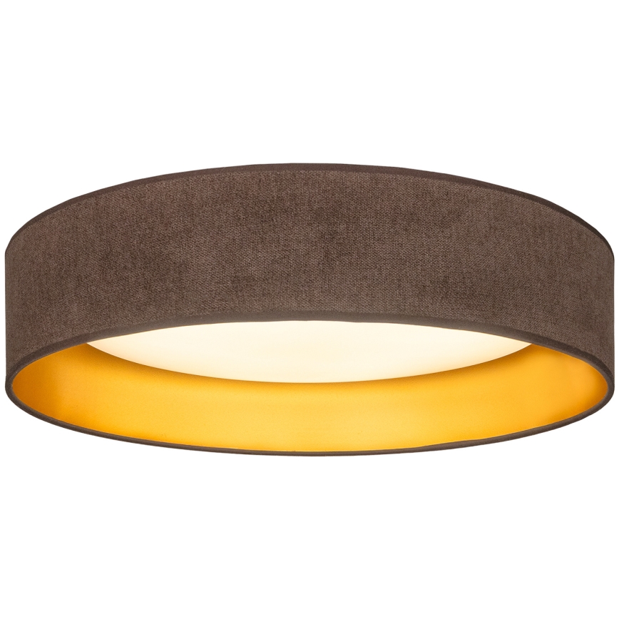 BRILAGI - LED plafonsko svetlo VELVET SIMPLE LED/24W/230V 3000K prečnik 45 cm braon/zlatna