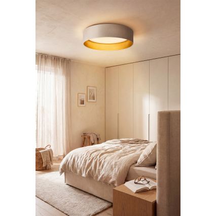 Brilagi - LED stropna svetiljka VELVET SIMPLE LED/24W/230V 3000K Ø 45 cm krem/zlatna