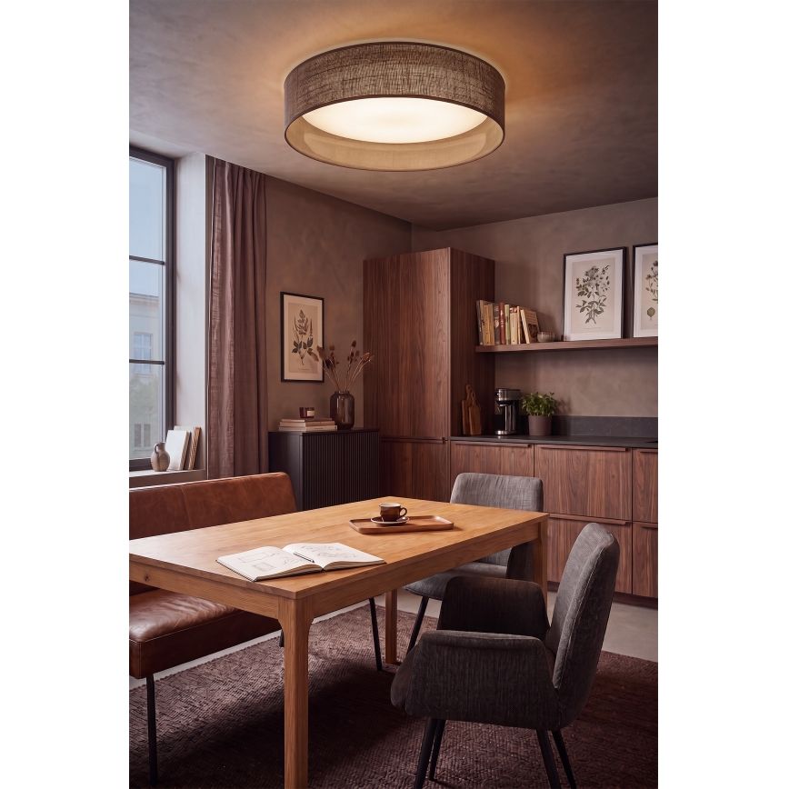 Brilagi - LED stropno svetlo VELVET SIMPLE LED/24W/230V 3000K Ø 45 cm braon