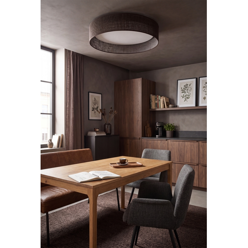 Brilagi - LED stropno svetlo VELVET SIMPLE LED/24W/230V 3000K Ø 45 cm braon