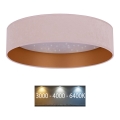 Brilagi - LED stropno svetlo VELVET STAR LED/24W/230V prečnik 40 cm 3000K/4000K/6400K ružičasta/zlatna