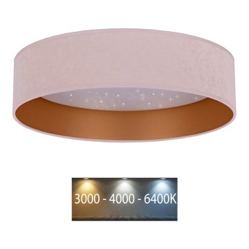 Brilagi - LED stropno svetlo VELVET STAR LED/24W/230V prečnik 40 cm 3000K/4000K/6400K ružičasta/zlatna