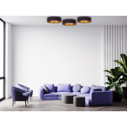 Brilagi - LED plafonjera VELVET STAR LED/24W/230V prečnika 40 cm 3000K/4000K/6400K siva/zlatna