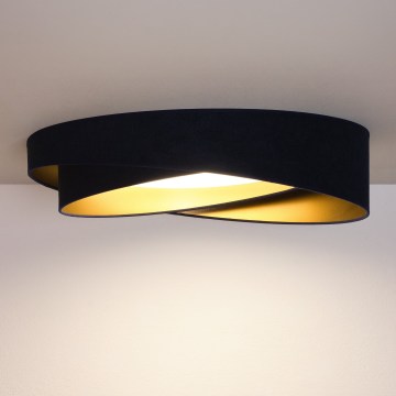 BRILAGI - LED Stropno svetlo VELVET TWIST LED/24W/230V 4000K prečnik 55 cm plava/zlatna