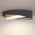BRILAGI - LED stropno svetlo VELVET TWIST LED/24W/230V 4000K prečnika 55 cm siva/krem