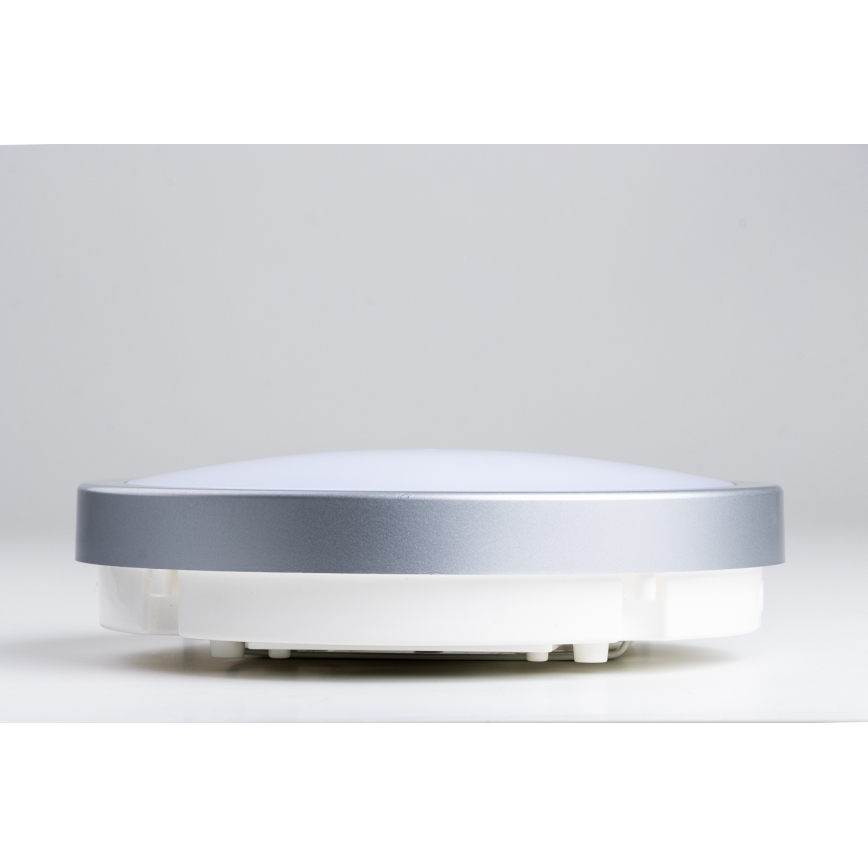 Brilagi - LED stropno svetlo za kupatilo PERA, 18W/230V, prečnika 22 cm, IP65, srebrna