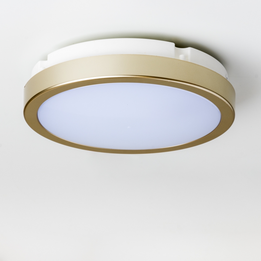 Brilagi - LED stropno svetlo za kupatilo PERA LED/18W/230V, prečnik 22 cm, IP65, zlatno