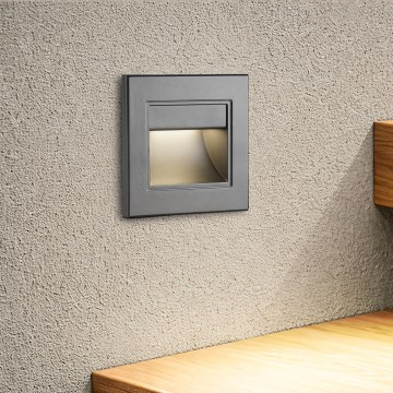 Brilagi - LED svetiljka za stepenište STEP LIGHT LED/1,5W/230V IP44 antracit