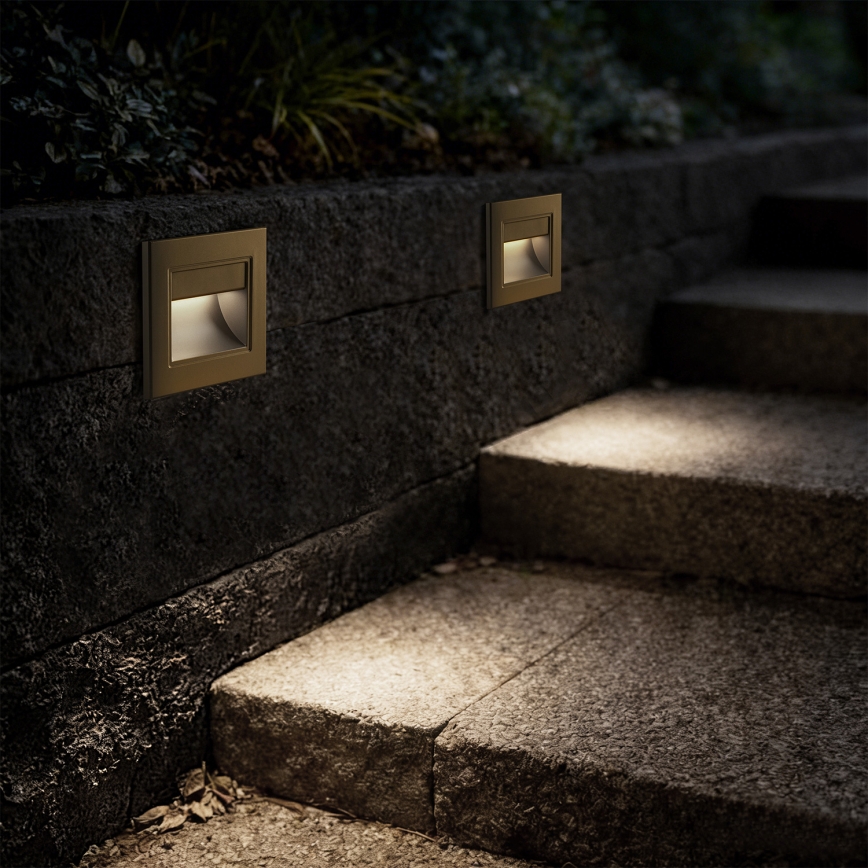 Brilagi - LED svetiljka za stepenište STEP LIGHT LED/1,5W/230V IP44 zlatna