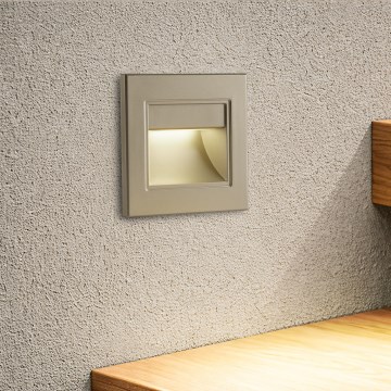 Brilagi - LED svetiljka za stepenište STEP LIGHT LED/1,5W/230V IP44 zlatna