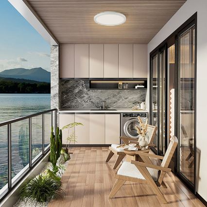 Brilagi - LED kupatilsko plafonsko svetlo ULTRA SLIM LED/18W/230V, prečnik 30 cm, belo, IP54