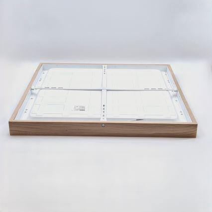 Brilagi - LED plafonsko svetlo za kupatilo WOODY FRAME LED/50W/230V 60x60 cm IP44 hrast