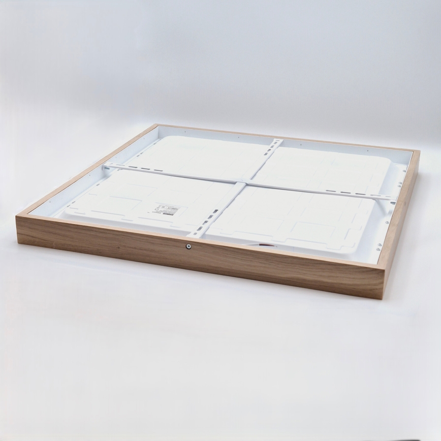 Brilagi - LED plafonsko svetlo za kupatilo WOODY FRAME LED/50W/230V 60x60 cm IP44 hrast