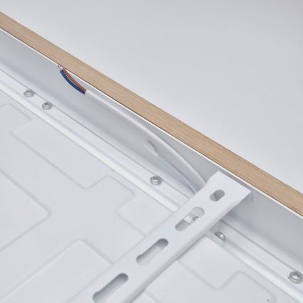 Brilagi - LED plafonsko svetlo za kupatilo WOODY FRAME LED/50W/230V 60x60 cm IP44 hrast