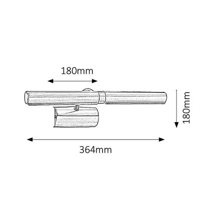Brilagi - LED svetlo za slike DANAE 2xE14/4W/230V 3000K belo