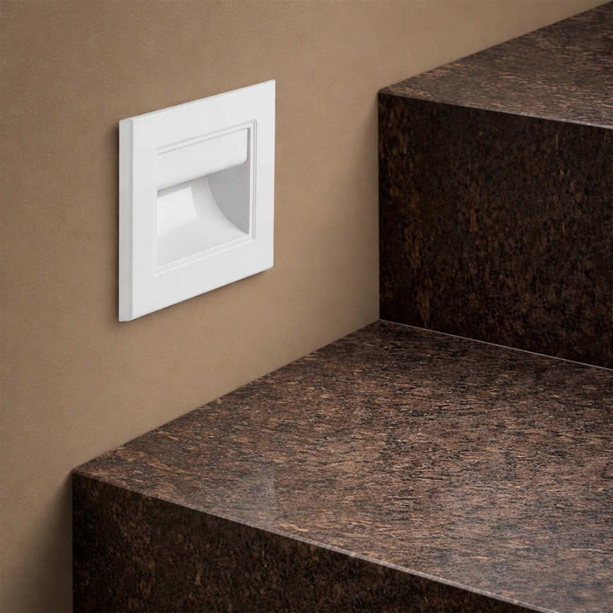 Brilagi - LED svetlo za stepenište STEP LIGHT LED/1,5W/230V IP44 bela