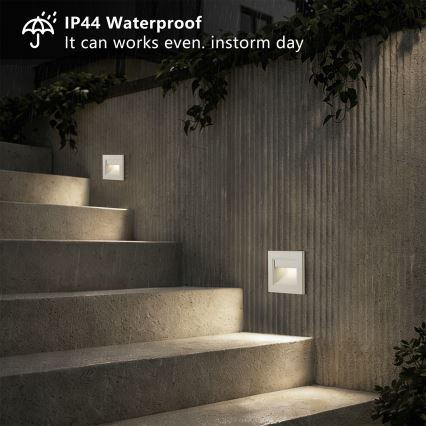 Brilagi - LED svetlo za stepenište STEP LIGHT LED/1,5W/230V IP44 bela