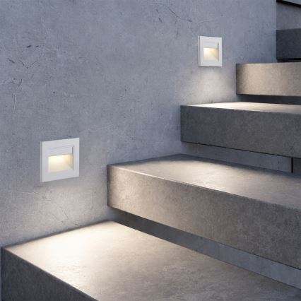 Brilagi - LED svetlo za stepenište STEP LIGHT LED/1,5W/230V IP44 bela