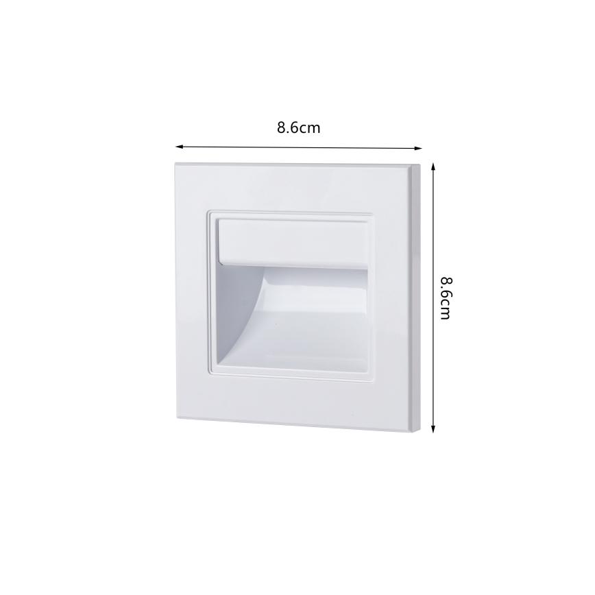 Brilagi - LED svetlo za stepenište STEP LIGHT LED/1,5W/230V IP44 bela