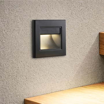 Brilagi - LED svetlo za stepenište STEP LIGHT LED/1,5W/230V IP44 crna