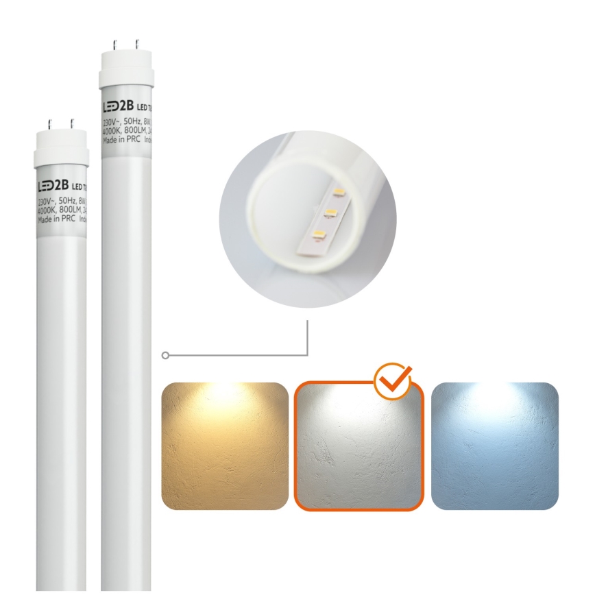 Brilagi - LED tehnička fluorescentna armatura OPTIMA T8 2xG13/18W/230V 4000K IP65 128 cm