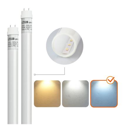 Brilagi - LED tehnička fluorescentna svetiljka OPTIMA T8 2xG13/18W/230V 6500K IP65 128 cm