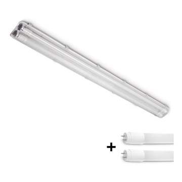 BRILAGI - LED tehnička prašootporna armatura OPTIMA T8 2xG13/18W/230V 4000K IP65 128 cm