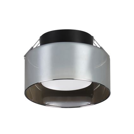 Brilagi - LED Ugradna stropna svetiljka AURA LUX 1xGX53/30W/230V, prečnika 13 cm, crna/dimljena