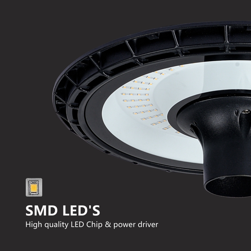Brilagi - LED ulična lampa sa stubom 3 m URBANSPARK LED/120W/230V crna IP65