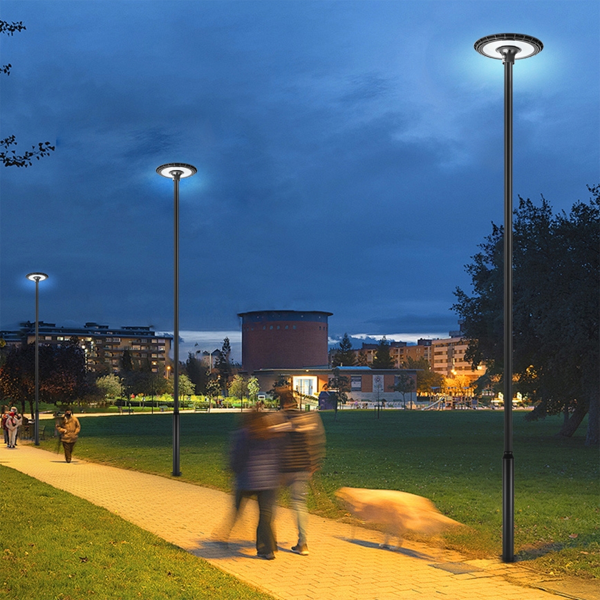 Brilagi - LED ulična lampa sa stubom visine 5 m URBANSPARK LED/120W/230V crna IP65