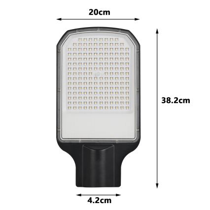 Brilagi - LED ulična lampa URBANLIGHT LED/100W/230V crna IP65