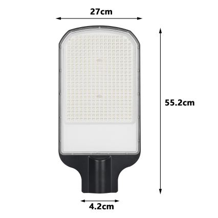 Brilagi - LED Ulična lampa URBANLIGHT LED/200W/230V crna IP65