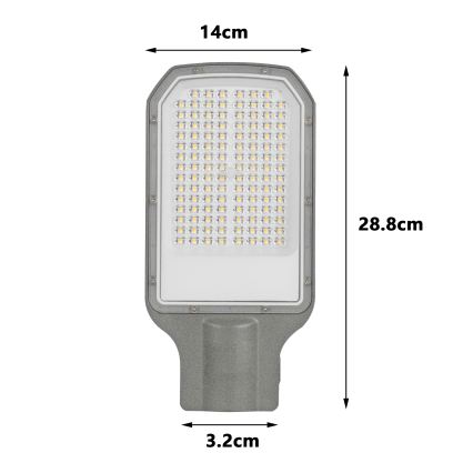 Brilagi - LED Ulična lampa URBANLIGHT LED/50W/230V siva IP65