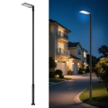 Brilagi - LED ulična lampa za spoljašnju upotrebu sa stubom i zglobom 5 m URBANLIGHT LED/200W/230V crna IP65