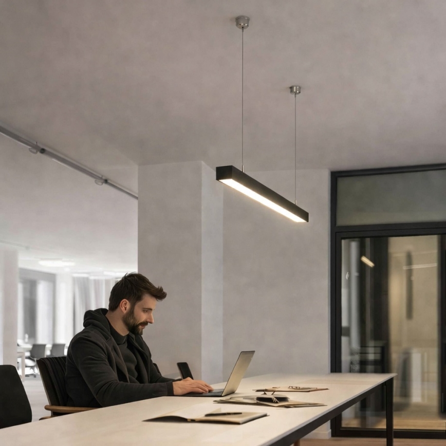 Brilagi - Viseće LED svetlo FULLDAY LED/10/15/20W/230V 2700/4000/6000K 60 cm crna
