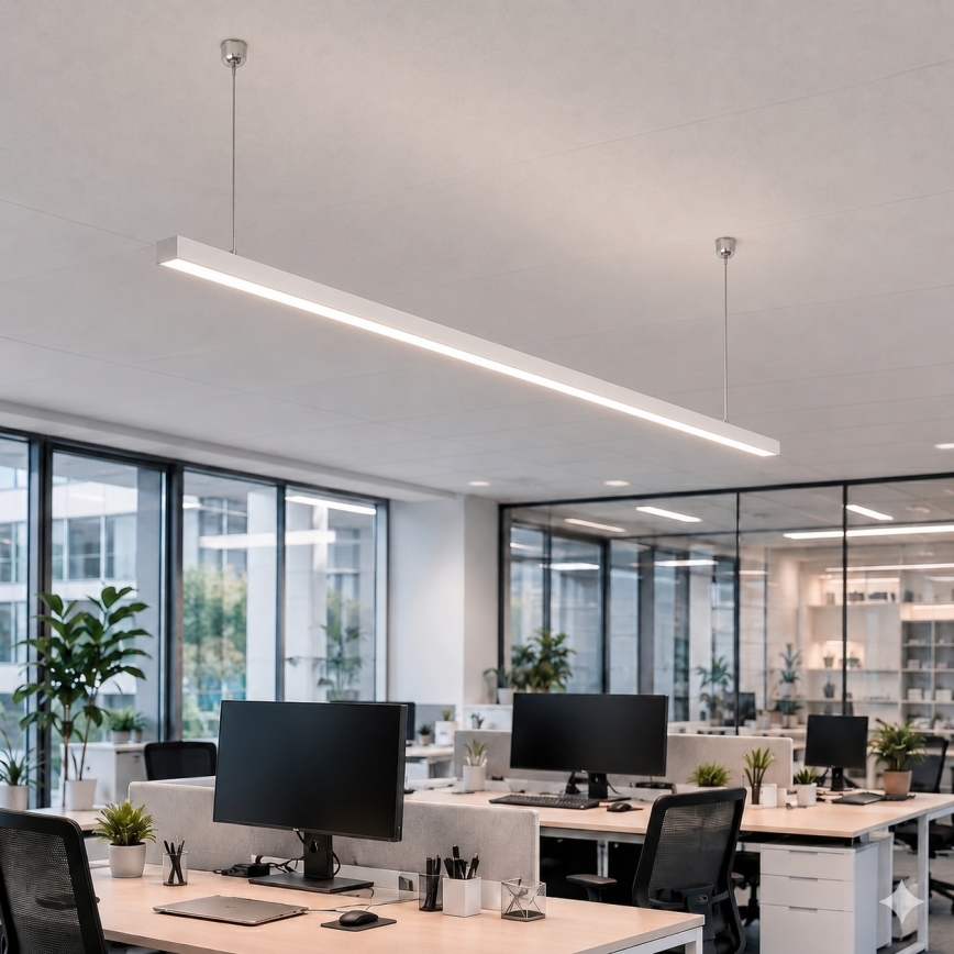 Brilagi - LED Viseće svetlo FULLDAY LED/30/40/50W/230V 2700/4000/6000K 150 cm bela
